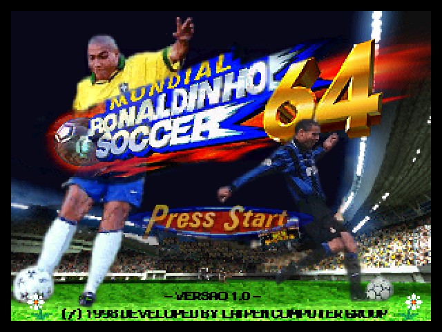 Ronaldinho Soccer 64 Title Screen